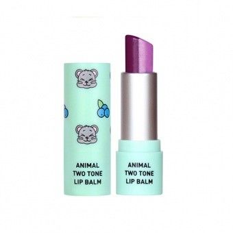 SKIN79 Tónujúci balzam na pery v tyčinke ANIMAL TWO-TONE LIP BALM BLUEBERRY MOUSE 3,8g