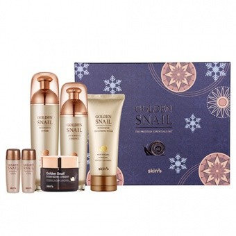SKIN79 Vianočná sada luxusnej kozmetiky Golden Snail Prestige Essentials Set
