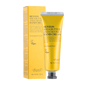 BENTON Regeneračný krém na ruky Shea Butter and Coconut Hand Cream 50g