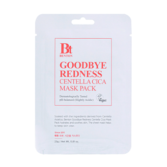BENTON Upokojujúca pleťová maska Goodbye Redness Centella Cica Mask Pack 23g