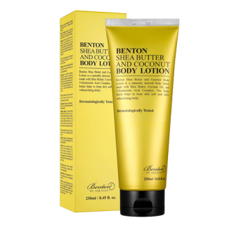 BENTON Hydratačný telový balzam Shea Butter and Coconut Body Lotion 250ml
