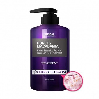KUNDAL Vlasový kondicionér s višňovými kvetmi Honey&Macadamia Treatment Cherry Blossom 500ml