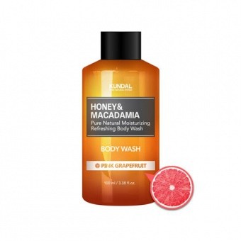 KUNDAL Sprchový gel s ružovým grapefruitom Honey&Macadamia Body Wash Pink Grapefruit 100ml