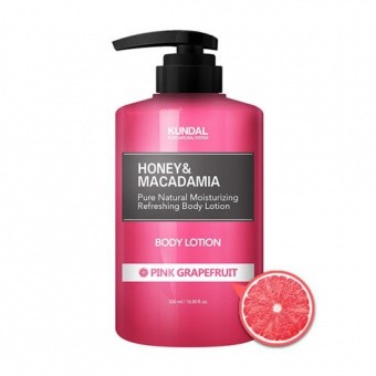 KUNDAL Telový balzám s ružovým grapefruitom Honey&Macadamia Body Lotion Pink Grapefruit 500ml
