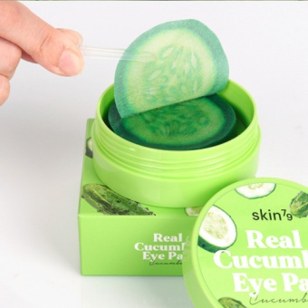 SKIN79 Vankúšiky na uhorku zvlhčujúce a upokojujúce oči Real Cucumber Eye Pad 30szt.