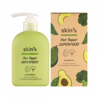 SKIN79 Šampón pre poškodené vlasy Hair Repair Superfood Shampoo Avocado & Broccoli 230ml