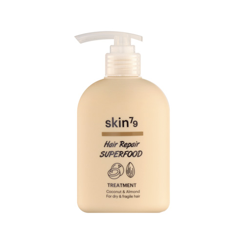 SKIN79 Kondicionér pre suché a lámavé vlasy Hair Repair Superfood Treatment Coconut & Almond 230ml