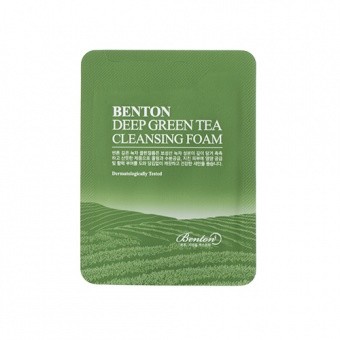 BENTON Čistiaca pena na tvár Deep Green Tea Cleansing Foam 1,2g TESTER