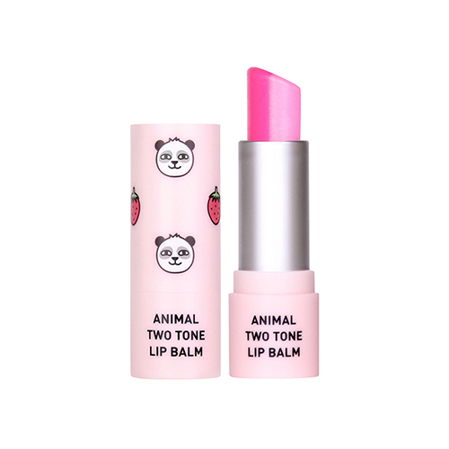SKIN79 Tónujúci balzam na pery v tyčinke ANIMAL TWO-TONE LIP BALM STRAWBERRY PANDA 3,8g