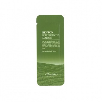 BENTON Hydratačná emulzia Deep Green Tea Lotion 1,2g TESTER