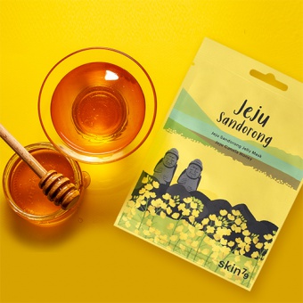 SKIN79 Revitalizujúca pleťová maska s medom Jeju Sandorong Jelly Mask - Jeju Canola Honey 33 ml
