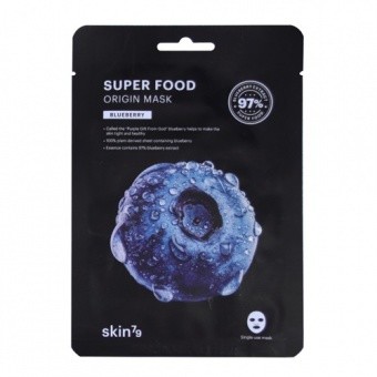 SKIN79 Výživná a spevňujúca pleťová maska Super Food Origin Mask Blueberry 20 ml