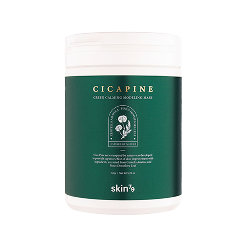 SKIN79 Algae Čistiaca a regeneračná pleťová maska s morskými riasami Cica Pine Green Calming Modeling Mask 150g