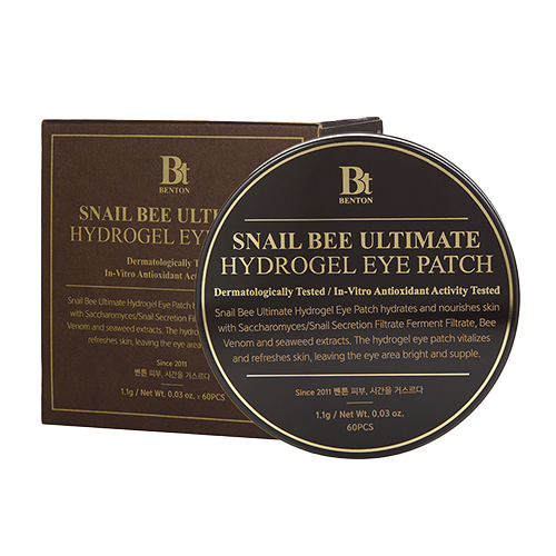 BENTON Hydrogélové vankúšiky  na očné viečka Snail Bee Ultimate Hydrogel Eye Patch 60szt.