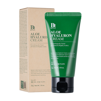 BENTON Hydratačný krém s kyselinou hyalurónovou a aloe vera ALOE HYALURON CREAM 50g